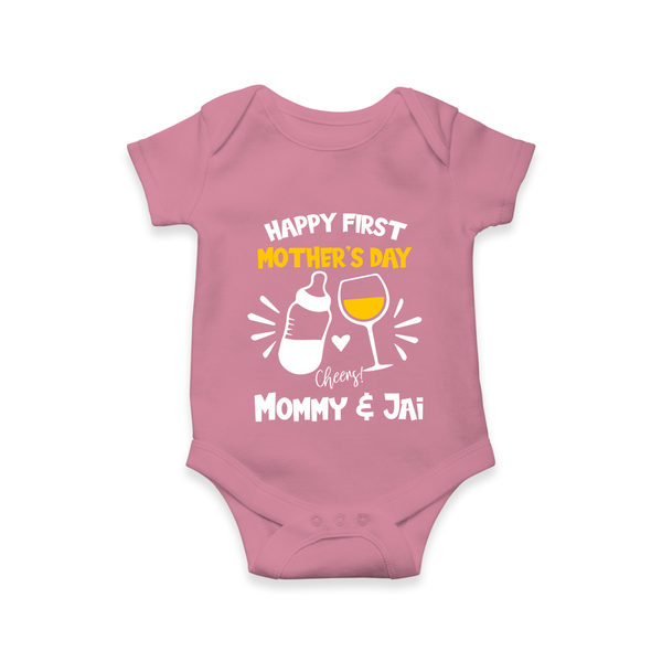 Happy Mother's Day - A Day of Joy & Blessings With Our Customized Romper With Name - ONION - 0 - 3 Months Old (Chest 16")