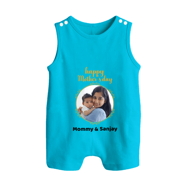 Happy Mother's Day - A New Beginning With Our Customized Romper Suit With Name - ROYAL BLUE - 0 - 5 Months Old (Chest 18")