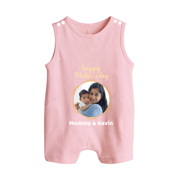 Happy Mother's Day - A New Beginning With Our Customized Romper Suit With Name - BABY PINK - 0 - 5 Months Old (Chest 18")