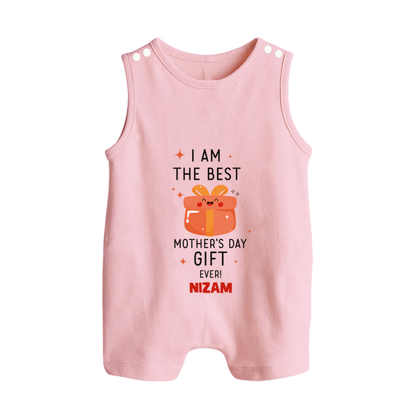Happy Mother's Day - A Sweet Memory With Our Customized Romper Suit With Name - BABY PINK - 0 - 5 Months Old (Chest 18")