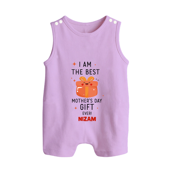 Happy Mother's Day - A Sweet Memory With Our Customized Romper Suit With Name - LILAC - 0 - 5 Months Old (Chest 18")