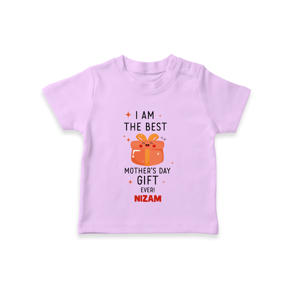 Happy Mother's Day - A Sweet Memory With Our Customized Tshirt With Name - LILAC - 0-5 Months Old (Chest 17")