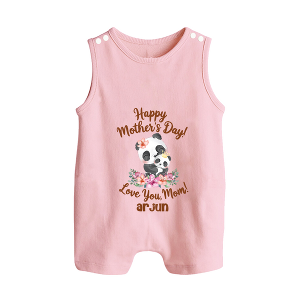 Happy Mother's Day - A Bond Like No Other With Our Customized Romper Suit With Name - BABY PINK - 0 - 5 Months Old (Chest 18")