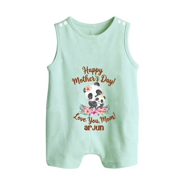 Happy Mother's Day - A Bond Like No Other With Our Customized Romper Suit With Name - MINT GREEN - 0 - 5 Months Old (Chest 18")