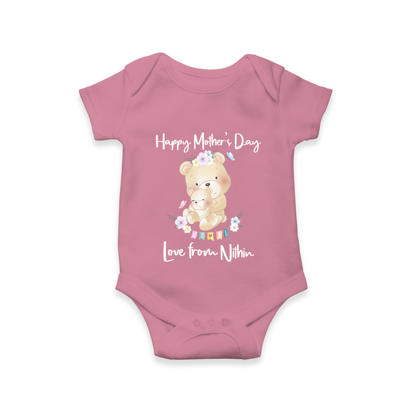 Happy Mother's Day - Little Hands, Big Love With Our Customized Romper With Name - ONION - 0 - 3 Months Old (Chest 16")