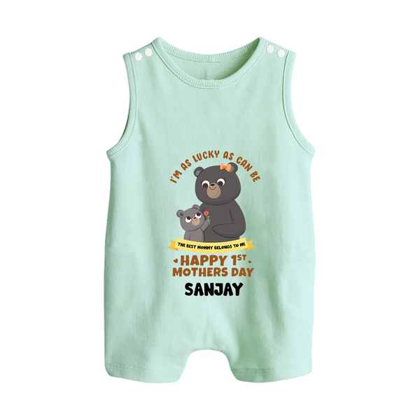 Happy Mother's Day - Celebrating Mom Moments With Our Customized Romper Suit With Name - MINT GREEN - 0 - 5 Months Old (Chest 18")