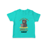Happy Mother's Day - Celebrating Mom Moments With Our Customized Tshirt With Name - TEAL - 0-5 Months Old (Chest 17")