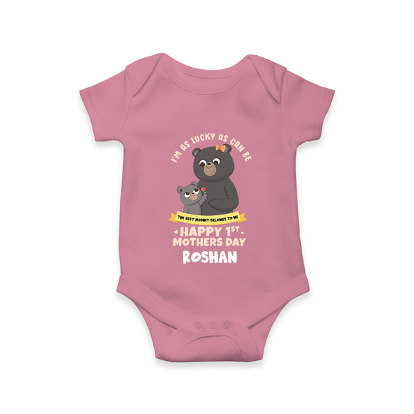 Happy Mother's Day - Celebrating Mom Moments With Our Customized Romper With Name - ONION - 0 - 3 Months Old (Chest 16")