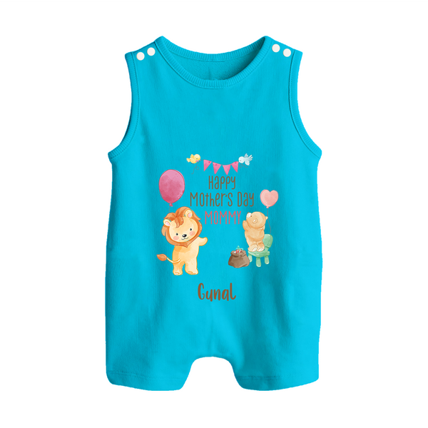 Happy Mother's Day - Full of Hugs & Giggles With Our Customized Romper Suit With Name - ROYAL BLUE - 0 - 5 Months Old (Chest 18")