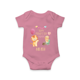Happy Mother's Day - Full of Hugs & Giggles With Our Customized Romper With Name - ONION - 0 - 3 Months Old (Chest 16")