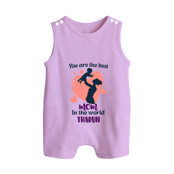 Happy Mother's Day - Blessed To Be Yours With Our Customized Romper Suit With Name - LILAC - 0 - 5 Months Old (Chest 18")