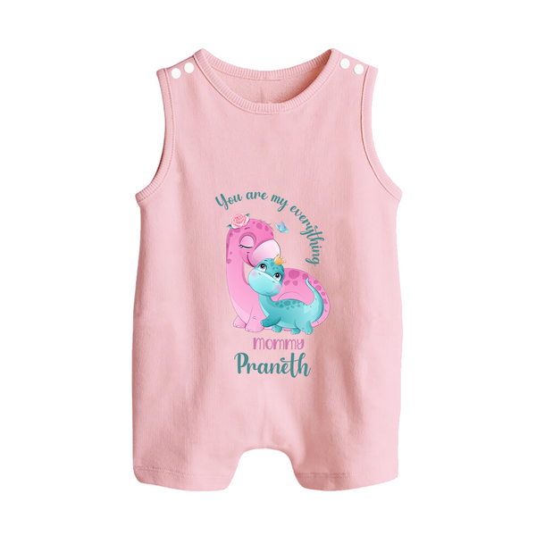 Happy Mother's Day - Celebrating Mom's Love With Our Customized Romper Suit With Name - BABY PINK - 0 - 5 Months Old (Chest 18")