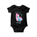 Happy Mother's Day - Celebrating Mom's Love With Our Customized Romper With Name - BLACK - 0 - 3 Months Old (Chest 16")
