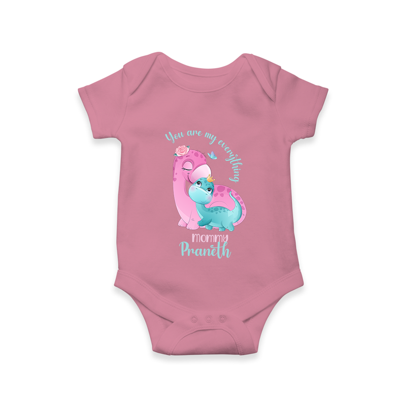 Happy Mother's Day - Celebrating Mom's Love With Our Customized Romper With Name - ONION - 0 - 3 Months Old (Chest 16")