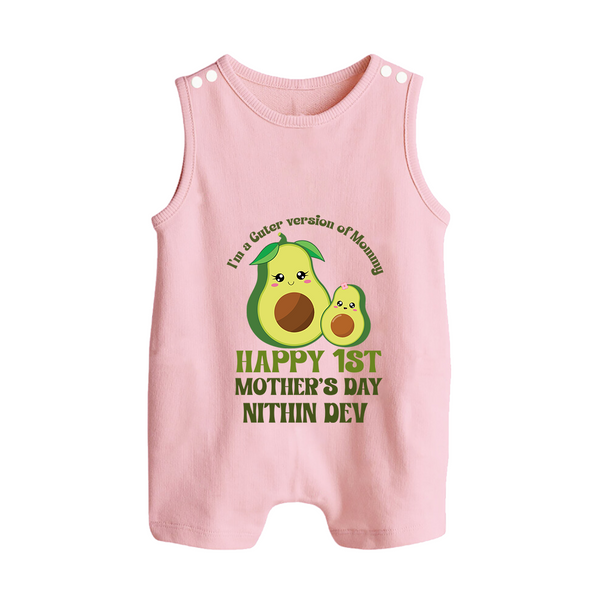 Happy Mother's Day - Mom & Me Moments With Our Customized Romper Suit With Name - BABY PINK - 0 - 5 Months Old (Chest 18")