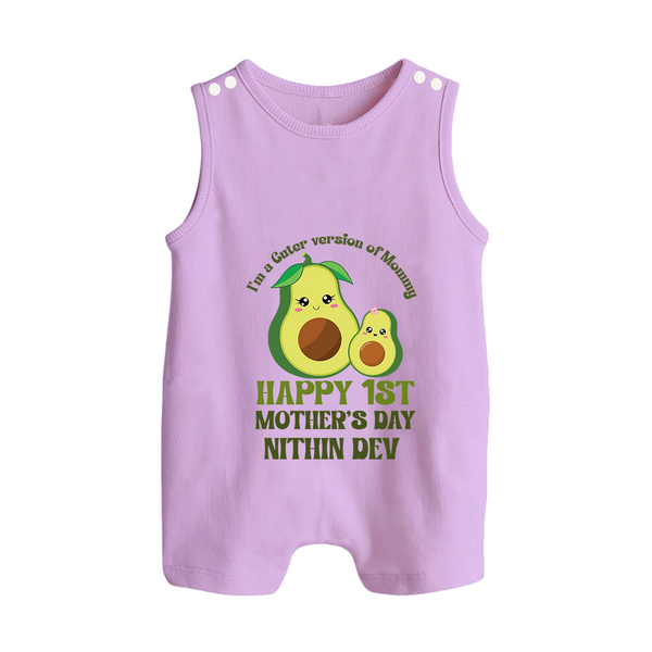 Happy Mother's Day - Mom & Me Moments With Our Customized Romper Suit With Name - LILAC - 0 - 5 Months Old (Chest 18")