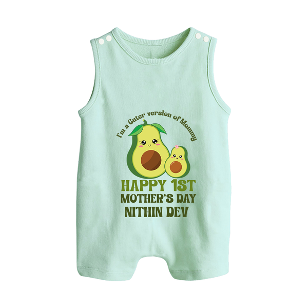 Happy Mother's Day - Mom & Me Moments With Our Customized Romper Suit With Name - MINT GREEN - 0 - 5 Months Old (Chest 18")