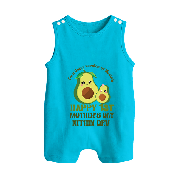 Happy Mother's Day - Mom & Me Moments With Our Customized Romper Suit With Name - ROYAL BLUE - 0 - 5 Months Old (Chest 18")