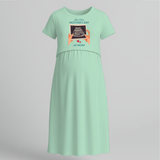Our First Mother's Day as Mom Maxi Dress - MINT GREEN - Extra Small (Chest 32")