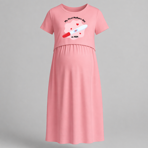 My First Mother's Day as Mom Maxi Dress