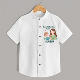 Happy Mother’s Day Mummy Baby SHIRT Set – Cute Mom & Baby Outfit - WHITE - 0 - 6 Months Old (Chest 23")