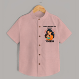 Happy Mother’s Day Mommy Baby SHIRT Set – Loving Mom Theme Outfit - PEACH - 0 - 6 Months Old (Chest 23")