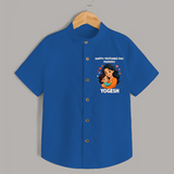 Happy Mother’s Day Mommy Baby SHIRT Set – Loving Mom Theme Outfit - COBALT BLUE - 0 - 6 Months Old (Chest 23")