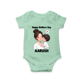 Happy Mother’s Day Baby ROMPER – Mom & Baby Love Outfit - MINT GREEN - New Born (Chest 14")