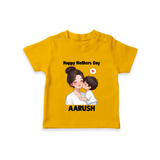 Happy Mother’s Day Baby T SHIRT Set – Mom & Baby Love Outfit - CHROME YELLOW - 0-5 Months Old (Chest 17")
