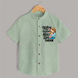 Nothing Can Replace Mom’s Love Personalized Baby SHIRT – Custom Name Outfit - MINT GREEN - 0 - 6 Months Old (Chest 23")