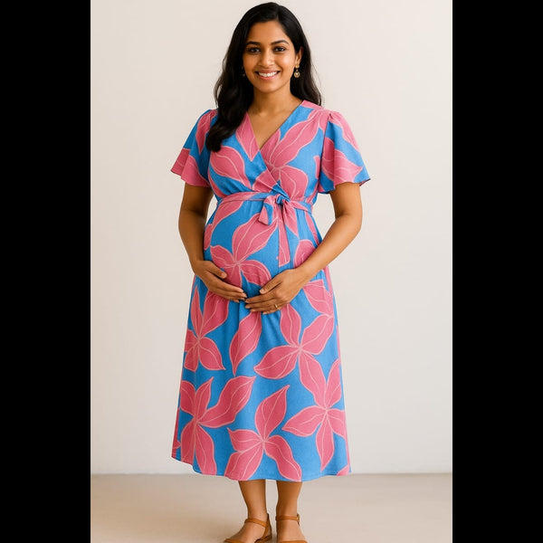 Tropical Bloom Maternity Wear