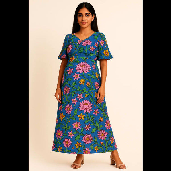 Midnight Lotus Maternity Wear