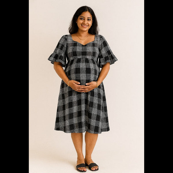 Twilight Checks Maternity Wear