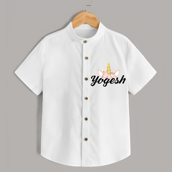 My Name My Style Shirt | Baby Outfit with Personalized Print - WHITE - 0 - 6 Months Old (Chest 23")