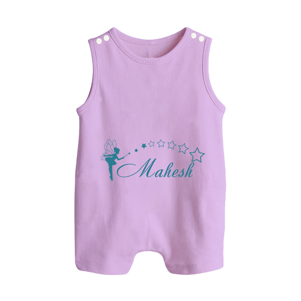 Designed for Me Romper Suit / Sleeveless Romper | Featuring Baby's Name in Every Thread - LILAC - 0 - 5 Months Old (Chest 18")