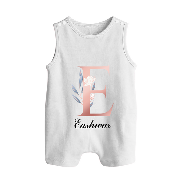 One of a Kind Romper Suit / Sleeveless Romper | Custom Name for Your Little Star - WHITE - 0 - 5 Months Old (Chest 18")