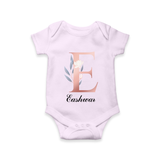 Custom-Made Baby Romper Outfits for Names Starting with 'E' - LILAC - 0 - 3 Months Old (Chest 16")