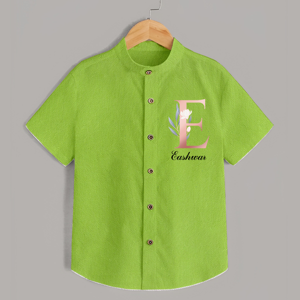One of a Kind Shirt | Custom Name for Your Little Star - LIME GREEN - 0 - 6 Months Old (Chest 23")
