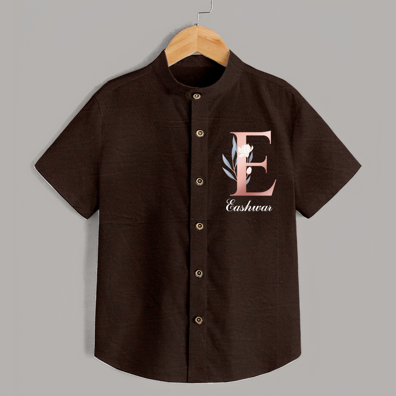 One of a Kind Shirt | Custom Name for Your Little Star - CHOCOLATE BROWN - 0 - 6 Months Old (Chest 23")