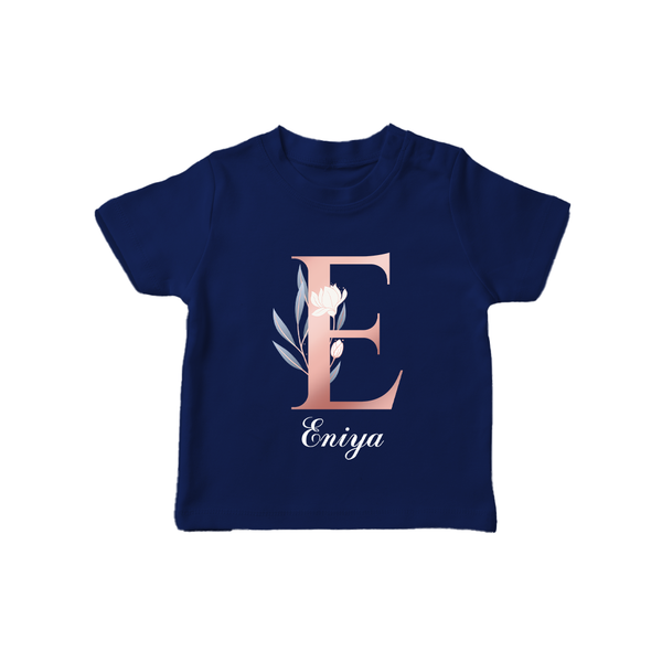One of a Kind T-Shirt | Custom Name for Your Little Star - NAVY BLUE - 0-5 Months Old (Chest 17")