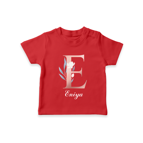 One of a Kind T-Shirt | Custom Name for Your Little Star - RED - 0-5 Months Old (Chest 17")