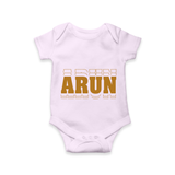 Soft and Stylish Baby Name-Printed Romper - LILAC - 0 - 3 Months Old (Chest 16")