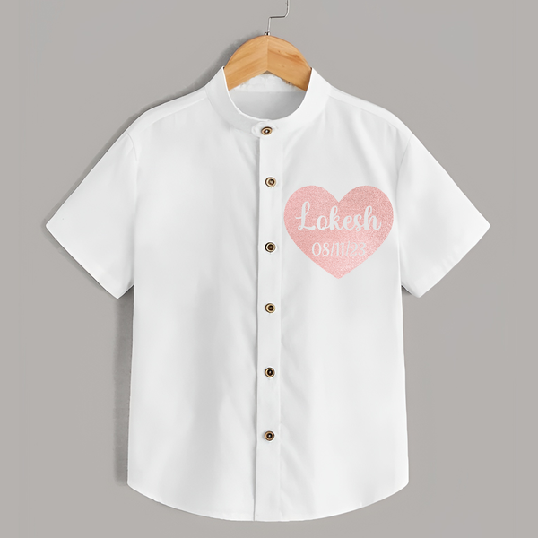Baby Name Shirt | Cute and Personalized Just for Your Baby - WHITE - 0 - 6 Months Old (Chest 23")