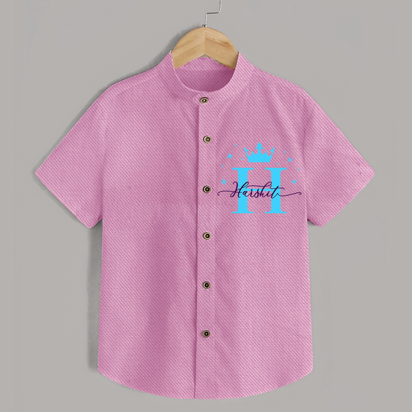 Baby's First Signature Shirt | Personalized and Picture Ready - BABY PINK - 0 - 6 Months Old (Chest 23")