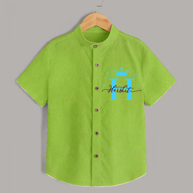 Baby's First Signature Shirt | Personalized and Picture Ready - LIME GREEN - 0 - 6 Months Old (Chest 23")