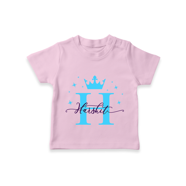 Baby's First Signature T-Shirt | Personalized and Picture Ready - BABY PINK - 0-5 Months Old (Chest 17")