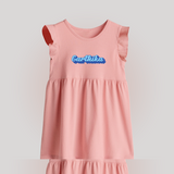 Your Name Here Baby Frock | A Soft Personalized Keepsake - BABY PINK - 0 - 3 Months Old (Chest 17")