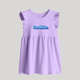 Your Name Here Baby Frock | A Soft Personalized Keepsake - LILAC - 0 - 3 Months Old (Chest 17")
