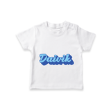 Your Name Here T-Shirt | A Soft Personalized Keepsake - WHITE - 0-5 Months Old (Chest 17")