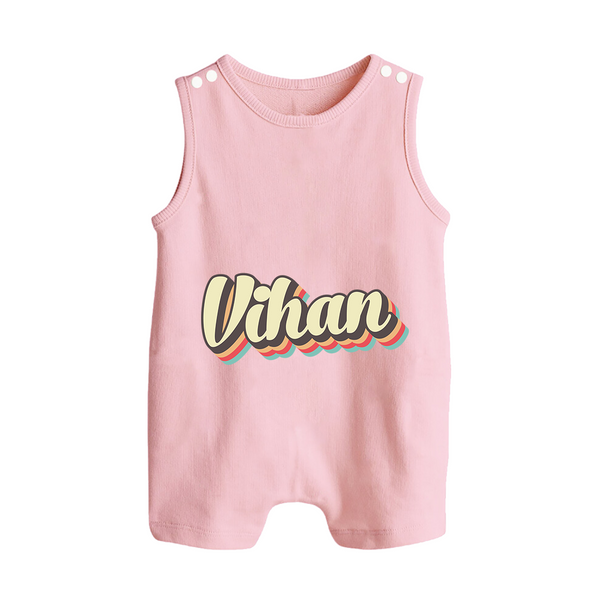 Make It Mine Romper Suit / Sleeveless Romper | Featuring Your Baby's Name - BABY PINK - 0 - 5 Months Old (Chest 18")